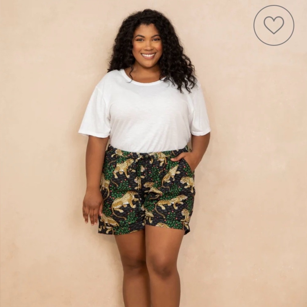 100% Organic Cotton Printfresh Bagheera Black Leopard Shorts/PJs